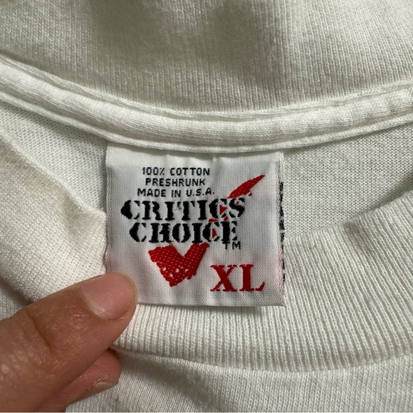 Vintage Critics Choice John Baynham Comic Tee Size XL - Picture 4 of 8